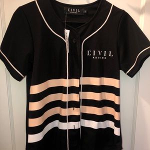 BRAND NEW! Civil Regime Baseball Jersey